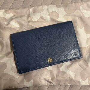 Discontinued Dagne Dover Ash Blue Accordion Travel Wallet